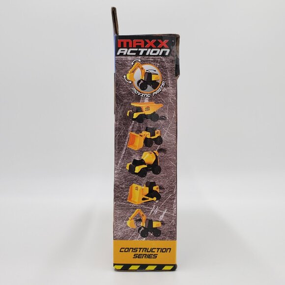 Maxx Action Kids Micro Mini Construction Trucks Vehicles Set of 5 Toy NEW SEALED - Picture 6 of 6